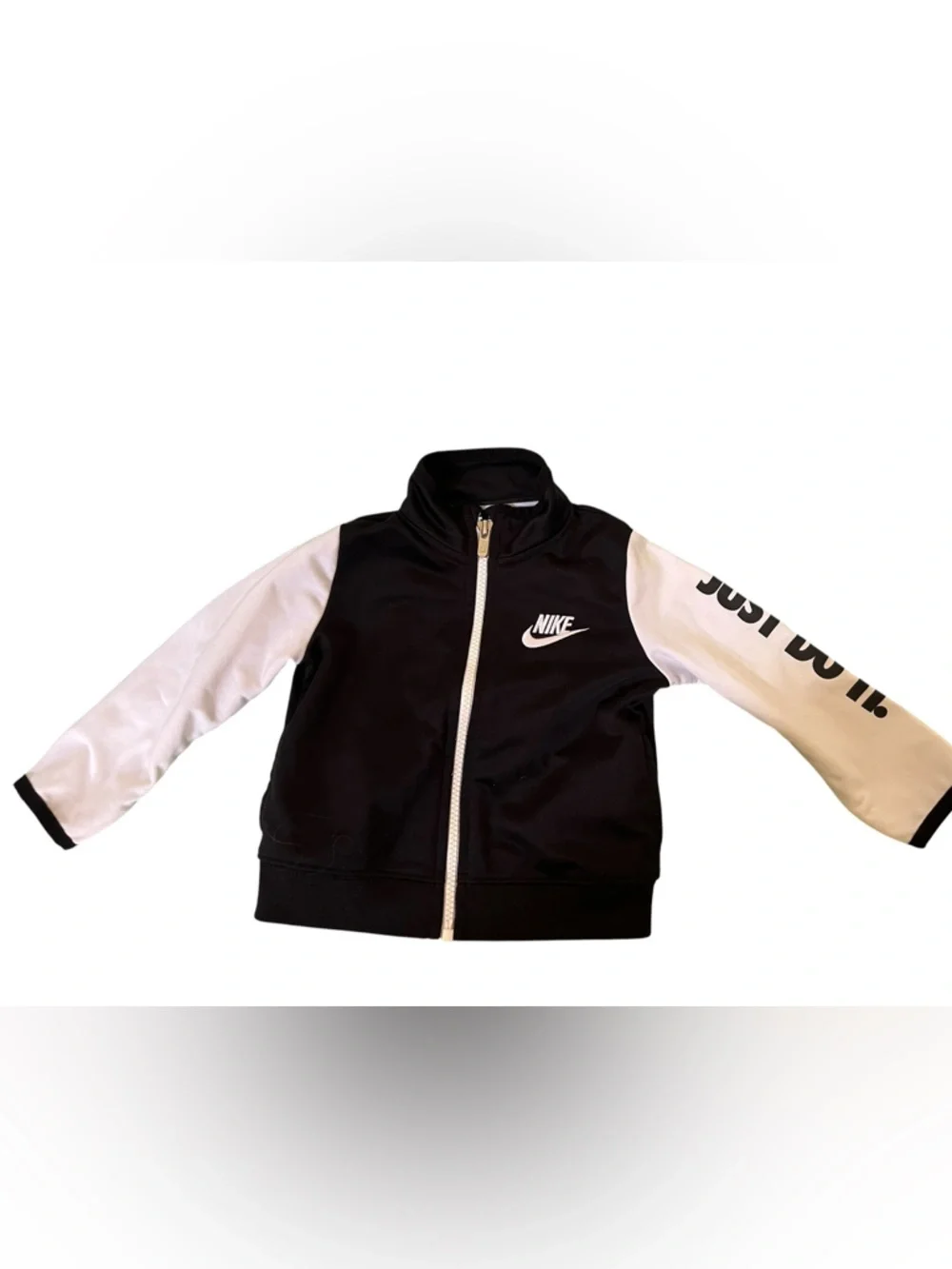 Nike Black & White Track Jacket with Swoosh Detailing 18-24months toddler